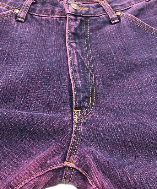 Wrangler（ラングラー）Wrangler (ラングラー) フレアデニムパンツ パープル サイズ:31-4の古着・服飾アイテム
