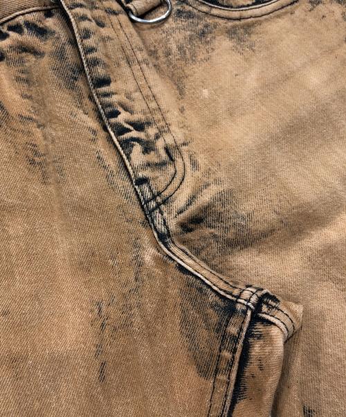 JOHN LAWRENCE SULLIVAN（ジョン ローレンス サリバン）JOHN LAWRENCE SULLIVAN (ジョン ローレンス サリバン) ブリーチ加工デニムパンツ ブラウン サイズ:44の古着・服飾アイテム