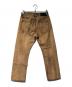 JOHN LAWRENCE SULLIVAN (ジョン ローレンス サリバン) ブリーチ加工デニムパンツ ブラウン サイズ:44：7000円