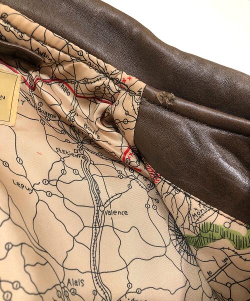 AVIREX（アヴィレックス）AVIREX (アヴィレックス) ラムレザージャケット/TOPGUN MODEL G-1ジャケット ブラウン サイズ:Lの古着・服飾アイテム