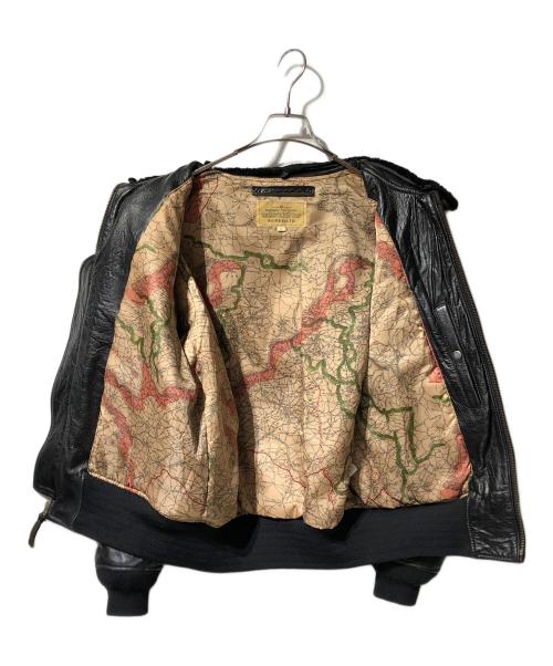 AVIREX（アヴィレックス）AVIREX (アヴィレックス) ラムレザージャケット/TOPGUN MODEL G-1ジャケット ブラック サイズ:Lの古着・服飾アイテム