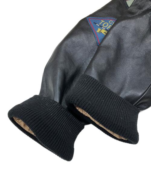 AVIREX（アヴィレックス）AVIREX (アヴィレックス) ラムレザージャケット/TOPGUN MODEL G-1ジャケット ブラック サイズ:Lの古着・服飾アイテム