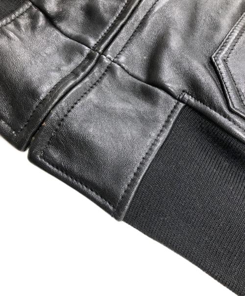 AVIREX（アヴィレックス）AVIREX (アヴィレックス) ラムレザージャケット/TOPGUN MODEL G-1ジャケット ブラック サイズ:Lの古着・服飾アイテム