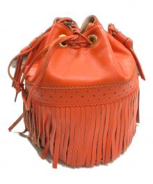 J&M DAVIDSON（ジェイ＆エム デヴィッドソン）の古着「FRINGE CARNIVAL L」｜オレンジ