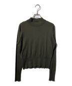 JIL SANDERジルサンダー）の古着「カシミヤシルクニット」｜オリーブ