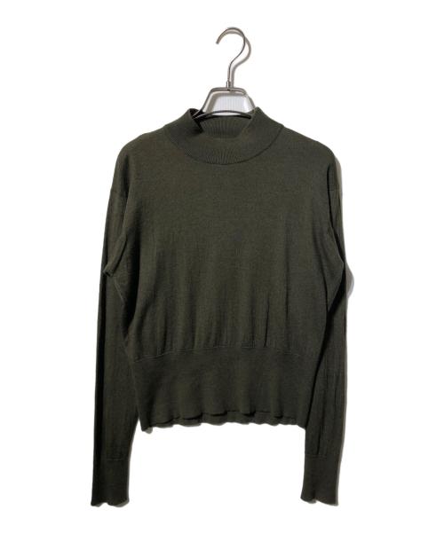 JIL SANDER（ジルサンダー）JIL SANDER (ジルサンダー) カシミヤシルクニット オリーブ サイズ:不明の古着・服飾アイテム
