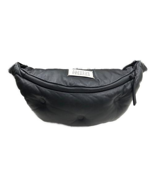 Maison Margiela（メゾンマルジェラ）Maison Margiela (メゾンマルジェラ) レザーウエストバッグ/グラムスラム ブラックの古着・服飾アイテム