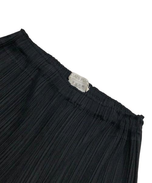 PLEATS PLEASE（プリーツプリーズ）PLEATS PLEASE (プリーツプリーズ) プリーツストレートパンツパンツ ブラック サイズ:2の古着・服飾アイテム