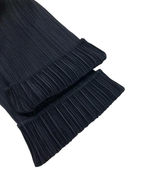 PLEATS PLEASE（プリーツプリーズ）PLEATS PLEASE (プリーツプリーズ) プリーツストレートパンツパンツ ブラック サイズ:2の古着・服飾アイテム