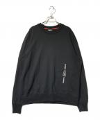 DIESELディーゼル）の古着「only the brave スウェット」｜ブラック