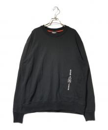 DIESEL（ディーゼル）の古着「only the brave スウェット」｜ブラック