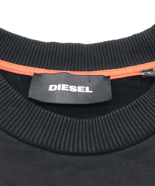 DIESEL（ディーゼル）DIESEL (ディーゼル) only the brave スウェット ブラック サイズ:Lの古着・服飾アイテム
