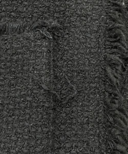 journal standard L'essage（ジャーナルスタンダード レサージュ）journal standard L'essage (ジャーナルスタンダード レサージュ) GIOLICAツイードBIGジャケット（ジオリカツイードビッグジャケット） ブラック サイズ:表記なしの古着・服飾アイテム