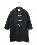 休日と詩キュウジツトウタ）の古着「休日のダッフルコート」｜ブラック