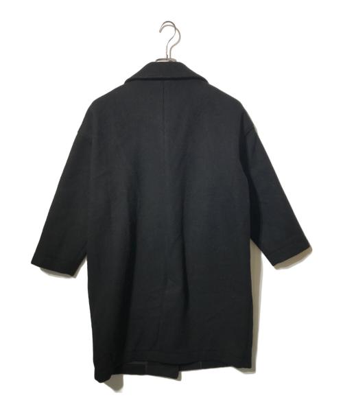 休日と詩（キュウジツトウタ）休日と詩 (キュウジツトウタ) 休日のダッフルコート ブラック サイズ:不明の古着・服飾アイテム