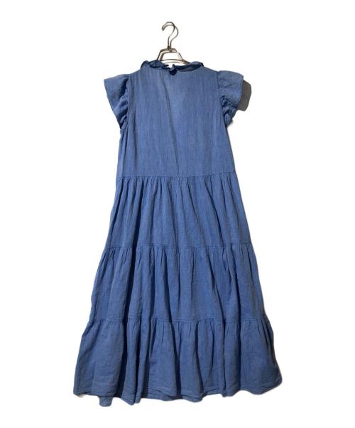 devotion twins（デボーションツインズ）devotion twins (デボーションツウィンズ) ティアードワンピース ブルー サイズ:Mの古着・服飾アイテム