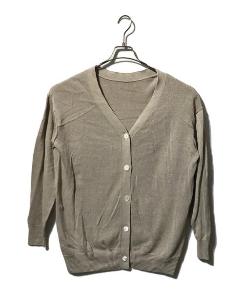 Plage（プラージュ）Plage (プラージュ) HAZEL ニット カーディガン/リブカーディガン ブラウン サイズ:Freeの古着・服飾アイテム