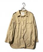 DEUXIEME CLASSEドゥーズィエム クラス）の古着「ロングスリーブシャツ」｜ベージュ