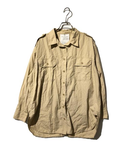 DEUXIEME CLASSE（ドゥーズィエム クラス）DEUXIEME CLASSE (ドゥーズィエム クラス) ロングスリーブシャツ ベージュ サイズ:SIZE 38の古着・服飾アイテム