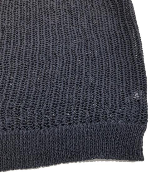 R’IAM-PLAGE（リアムプラージュ）R’IAM-PLAGE (リアムプラージュ) テープヤーンメッシュプルオーバー グレー サイズ:Freeの古着・服飾アイテム