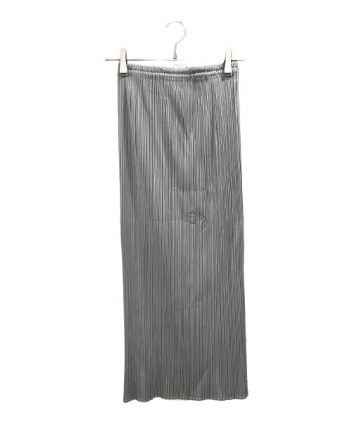 PLEATS PLEASE（プリーツプリーズ）PLEATS PLEASE (プリーツプリーズ) プリーツスカート グレー サイズ:1の古着・服飾アイテム