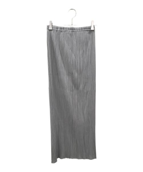 PLEATS PLEASE（プリーツプリーズ）PLEATS PLEASE (プリーツプリーズ) プリーツスカート グレー サイズ:1の古着・服飾アイテム