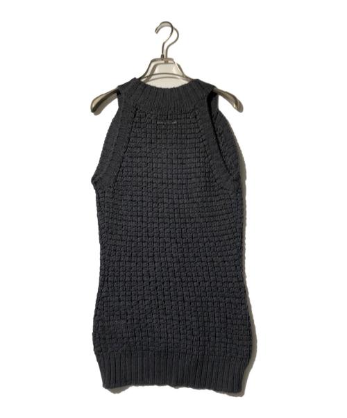 MM6 Maison Margiela（エムエムシックスメゾンマルジェラ）MM6 Maison Margiela (エムエムシックスメゾンマルジェラ) ニットベスト グレー サイズ:Mの古着・服飾アイテム
