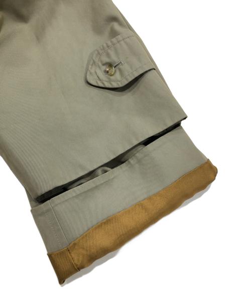 Burberry's（バーバリー）Burberry's (バーバリーズ) 裏ノヴァチェック比翼ステンカラーコート 玉虫色 サイズ:表記なしの古着・服飾アイテム