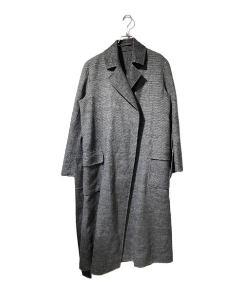 WEEKEND Max Mara（ウィークエンド マックスマーラ）WEEKEND Max Mara (ウィークエンド マックスマーラ) ウールブレンドロングコート グレー サイズ:36の古着・服飾アイテム