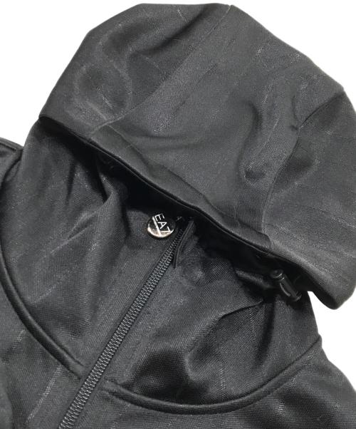 EMPORIO ARMANI（エンポリオアルマーニ）EMPORIO ARMANI (エンポリオアルマーニ) ジップアップパーカー ブラック サイズ:Sの古着・服飾アイテム