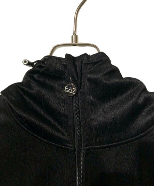 EMPORIO ARMANI（エンポリオアルマーニ）EMPORIO ARMANI (エンポリオアルマーニ) ジップアップパーカー ブラック サイズ:Sの古着・服飾アイテム