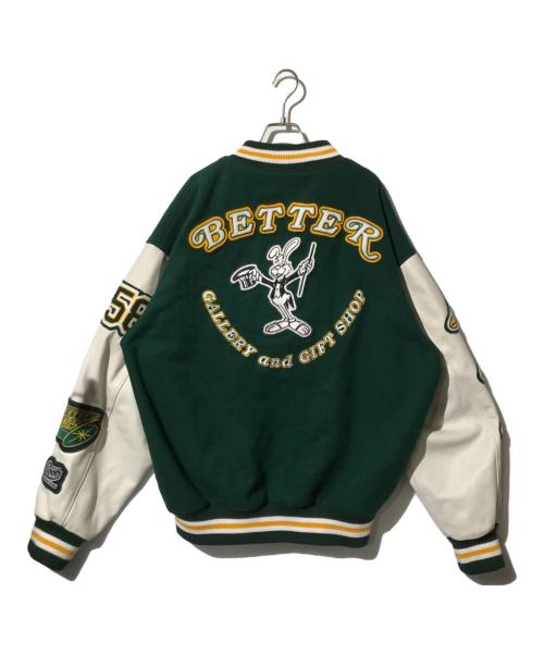 Roots（ルーツ）Roots (ルーツ) better gift shop (ベターギフトショップ) VARSIT JACKET グリーン サイズ:Lの古着・服飾アイテム