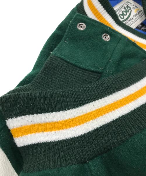 Roots（ルーツ）Roots (ルーツ) better gift shop (ベターギフトショップ) VARSIT JACKET グリーン サイズ:Lの古着・服飾アイテム