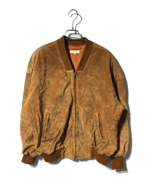 BROOKS BROTHERS（ブルックスブラザーズ）BROOKS BROTHERS (ブルックスブラザーズ) レザーボンバージャケット ベージュ サイズ:Ｓの古着・服飾アイテム