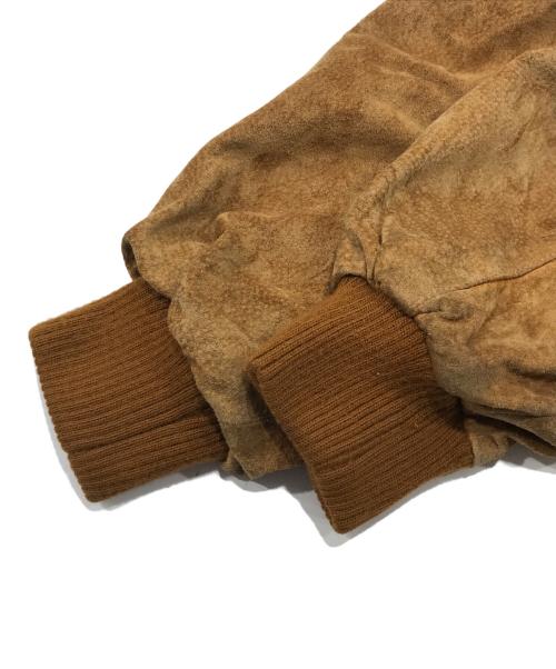 BROOKS BROTHERS（ブルックスブラザーズ）BROOKS BROTHERS (ブルックスブラザーズ) レザーボンバージャケット ベージュ サイズ:Ｓの古着・服飾アイテム