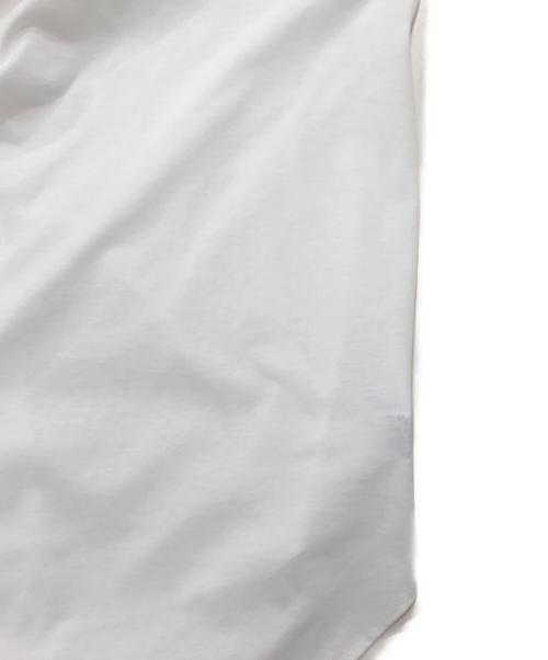 BEAUTY&YOUTH（ビューティーアンドユース）BEAUTY&YOUTH (ビューティーアンドユース) ボタンスキッパー ハイゲージカットソー プルオーバー -ウォッシャブル- ホワイト サイズ:Fの古着・服飾アイテム