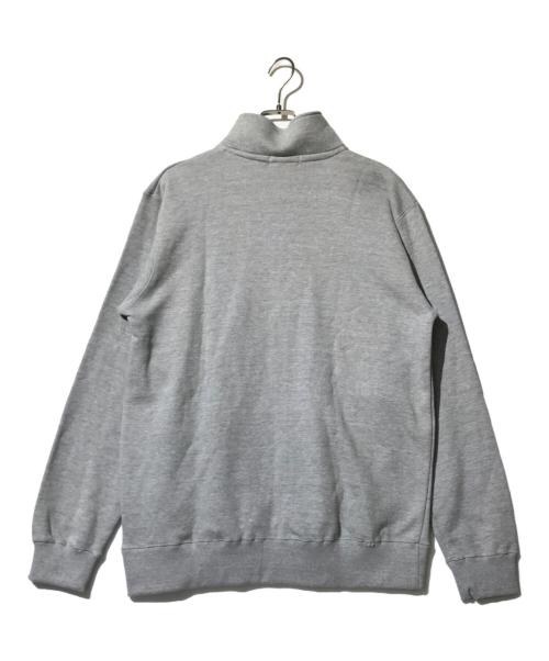 Cabaret Poval（キャバレーポバール）Cabaret Poval (キャバレーポバール) Hazard Half Zip グレー サイズ:XLの古着・服飾アイテム