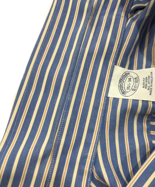 BROOKS BROTHERS（ブルックスブラザーズ）BROOKS BROTHERS (ブルックスブラザーズ) ストライプシャツ ブルー サイズ:15 1/2の古着・服飾アイテム