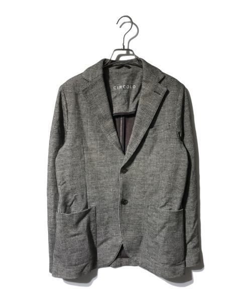 CIRCOLO 1901（チルコロ1901）CIRCOLO 1901 (チルコロ1901) ウールテーラードジャケット グレー サイズ:44の古着・服飾アイテム
