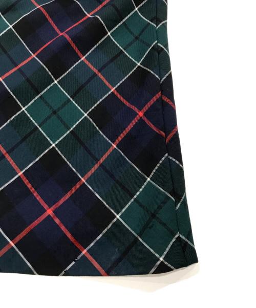 Burberry's（バーバリー）Burberry's (バーバリーズ) フレアスカート グリーン サイズ:40の古着・服飾アイテム