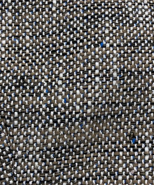 INDIVI V.A.I（インディヴィ バイ）INDIVI V.A.I (インディヴィ バイ) スラブツイードMA-1ジャケット ブラウン サイズ:38の古着・服飾アイテム