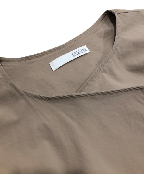 COLLAGE GALLARDAGALANTE（コラージュ ガリャルダガランテ）COLLAGE GALLARDAGALANTE (コラージュ ガリャルダガランテ) エアリーコート ブラウン サイズ:Freeの古着・服飾アイテム