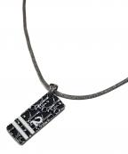 Christian Diorクリスチャン ディオール）の古着「ロゴプレートネックレス」｜シルバー