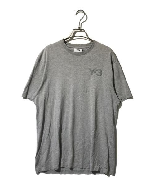 Y-3（ワイスリー）Y-3 (ワイスリー) ロゴカットソー ライトグレー サイズ:Sの古着・服飾アイテム