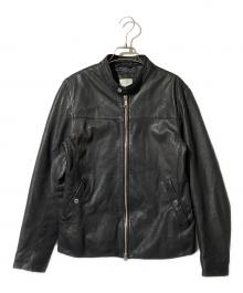 BEAUTY&YOUTH（ビューティーアンドユース）の古着「Padded Goatskin Biker Jacket」｜ブラック
