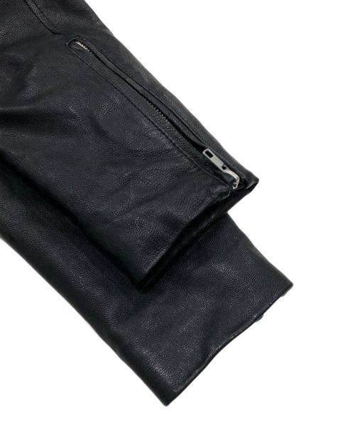 BEAUTY&YOUTH（ビューティーアンドユース）BEAUTY&YOUTH (ビューティーアンドユース) Padded Goatskin Biker Jacket ブラック サイズ:Mの古着・服飾アイテム