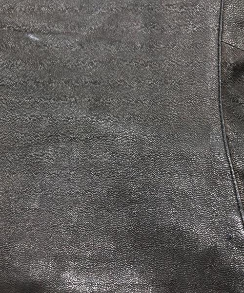 BEAUTY&YOUTH（ビューティーアンドユース）BEAUTY&YOUTH (ビューティーアンドユース) Padded Goatskin Biker Jacket ブラック サイズ:Mの古着・服飾アイテム