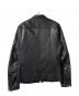BEAUTY&YOUTH (ビューティーアンドユース) Padded Goatskin Biker Jacket ブラック サイズ:M：8000円