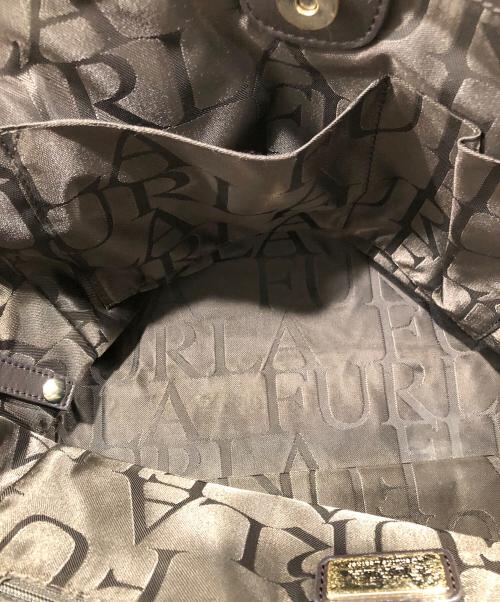 FURLA（フルラ）FURLA (フルラ) オリンピアトートバッグ ブラウン×ベージュの古着・服飾アイテム