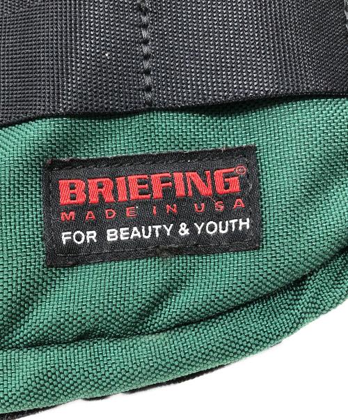 BRIEFING（ブリーフィング）BRIEFING (ブリーフィング) BEAUTY&YOUTH (ビューティーアンドユース) ショルダーバッグ グリーンの古着・服飾アイテム